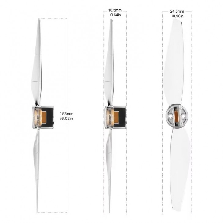 Elice cu LED, STARTRC, compatibila DJI Mini 3 Pro/Mini 4 Pro, 4 bucati